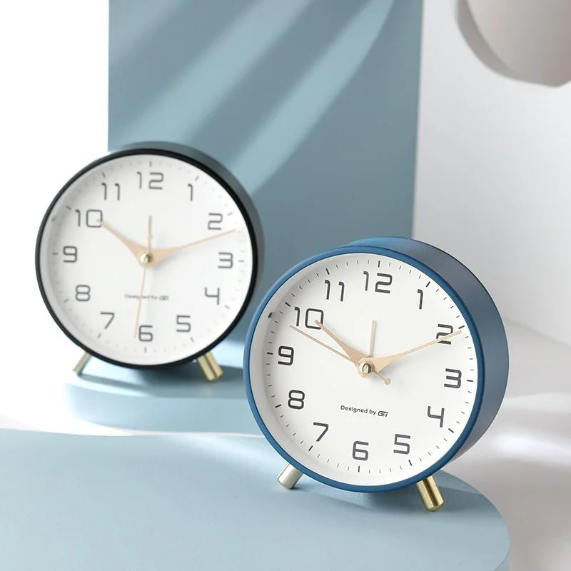 Nordic Time Table Clock With Silent Scandinavian Design