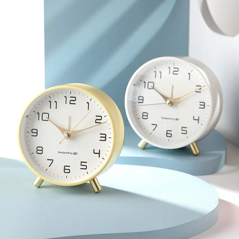 Nordic Time Table Clock With Silent Scandinavian Design