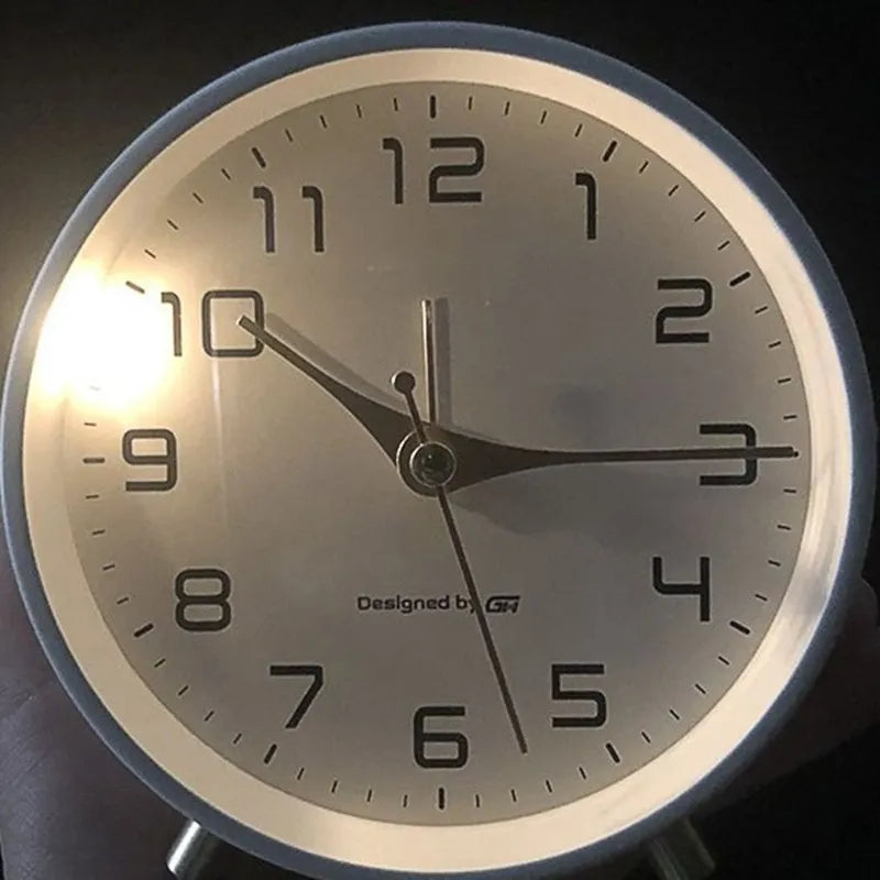 Nordic Time Table Clock With Silent Scandinavian Design