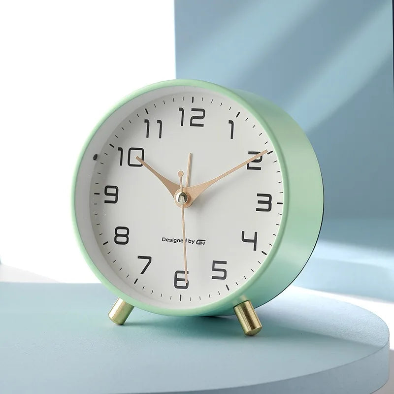 Nordic Time Table Clock With Silent Scandinavian Design