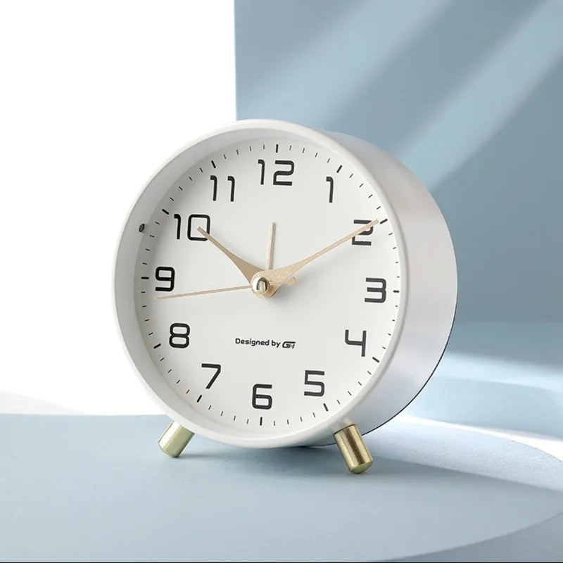 Nordic Time Table Clock With Silent Scandinavian Design