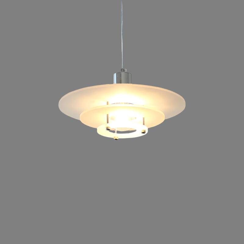 Lampa suspendată LumaOrion UFO din acril cu eleganță contemporană