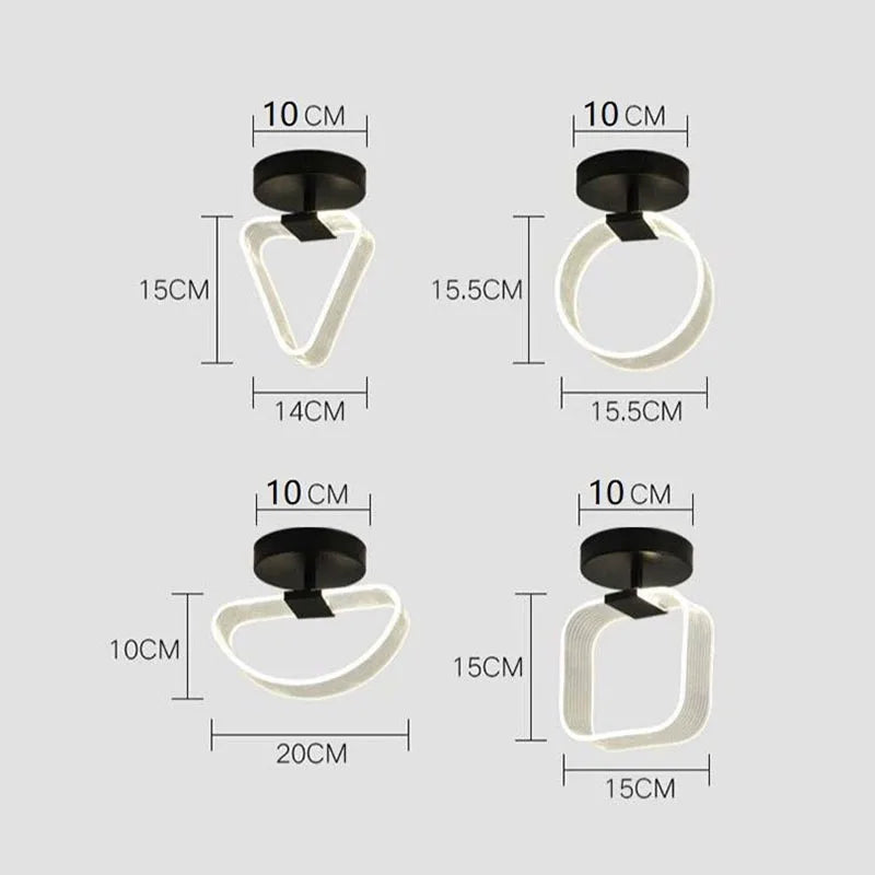 NovaLume Slim LED stropní svítidlo minimalistické moderní provedení