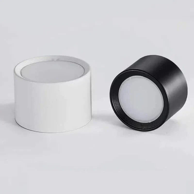 AeroLume Modern LED Ceiling Light Black White Adjustable Temp 9W 15W 20W