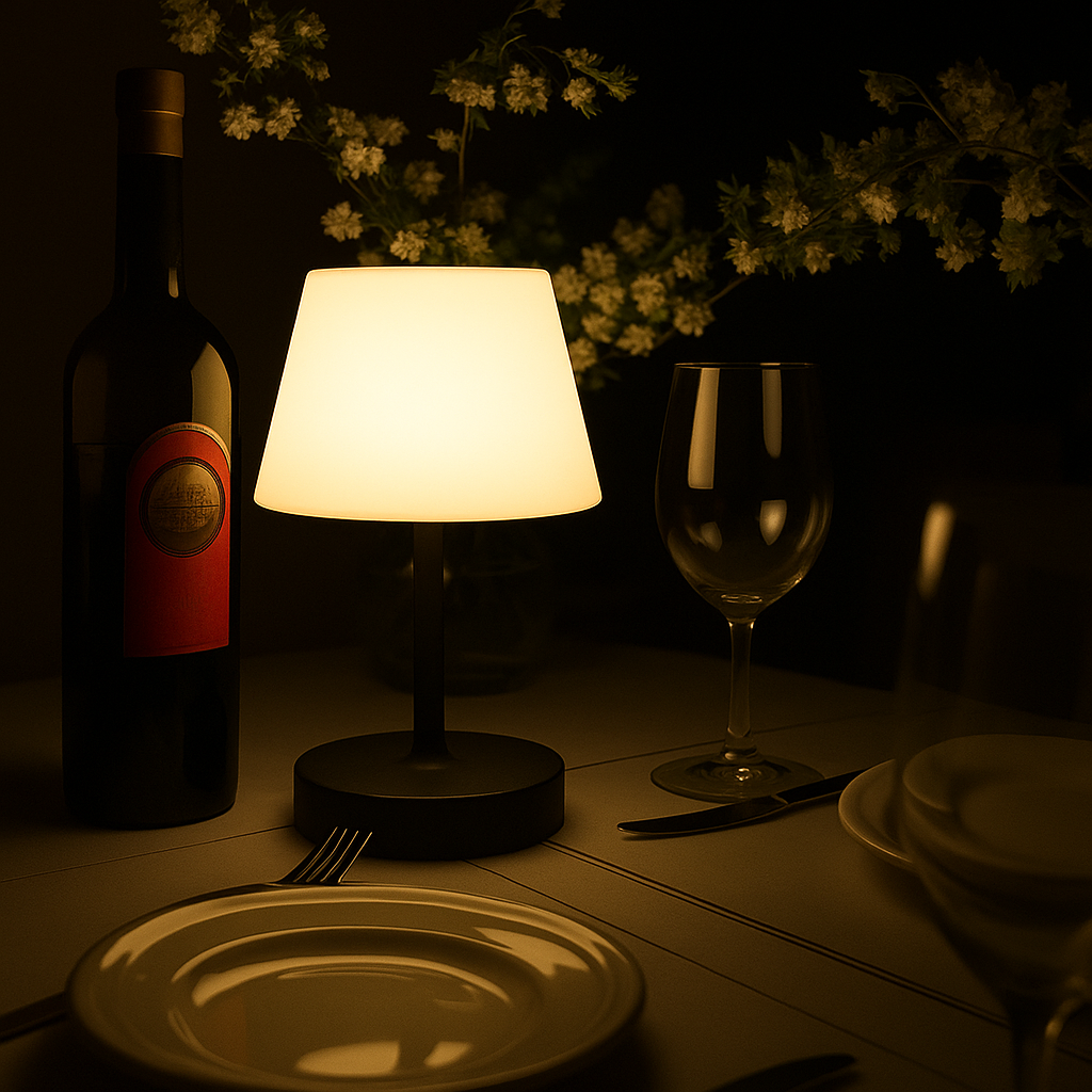 AstraGlow LED bordlampe til moderne opholdsrum og kontorer