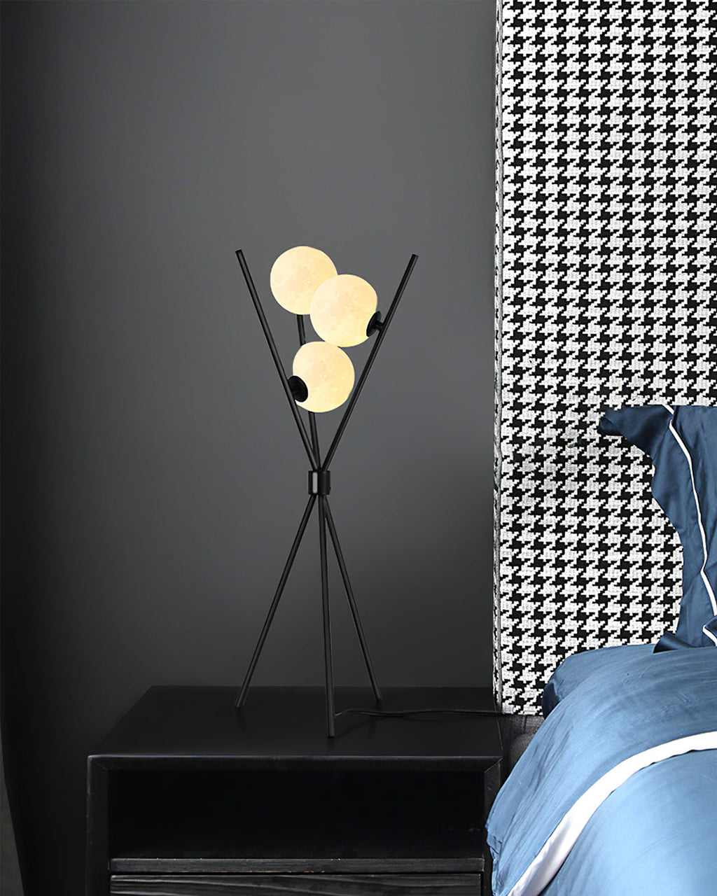 Elara stolní lampa pro pohovky a křesla, moderní osvětlení obývacího pokoje
