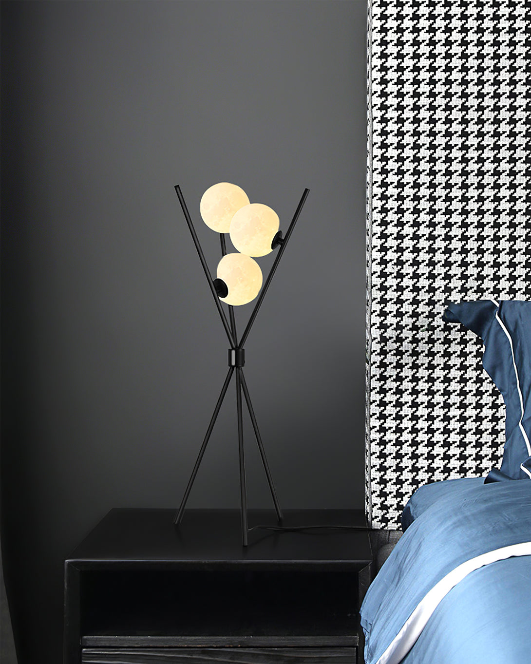 Elara stolní lampa pro pohovky a křesla, moderní osvětlení obývacího pokoje