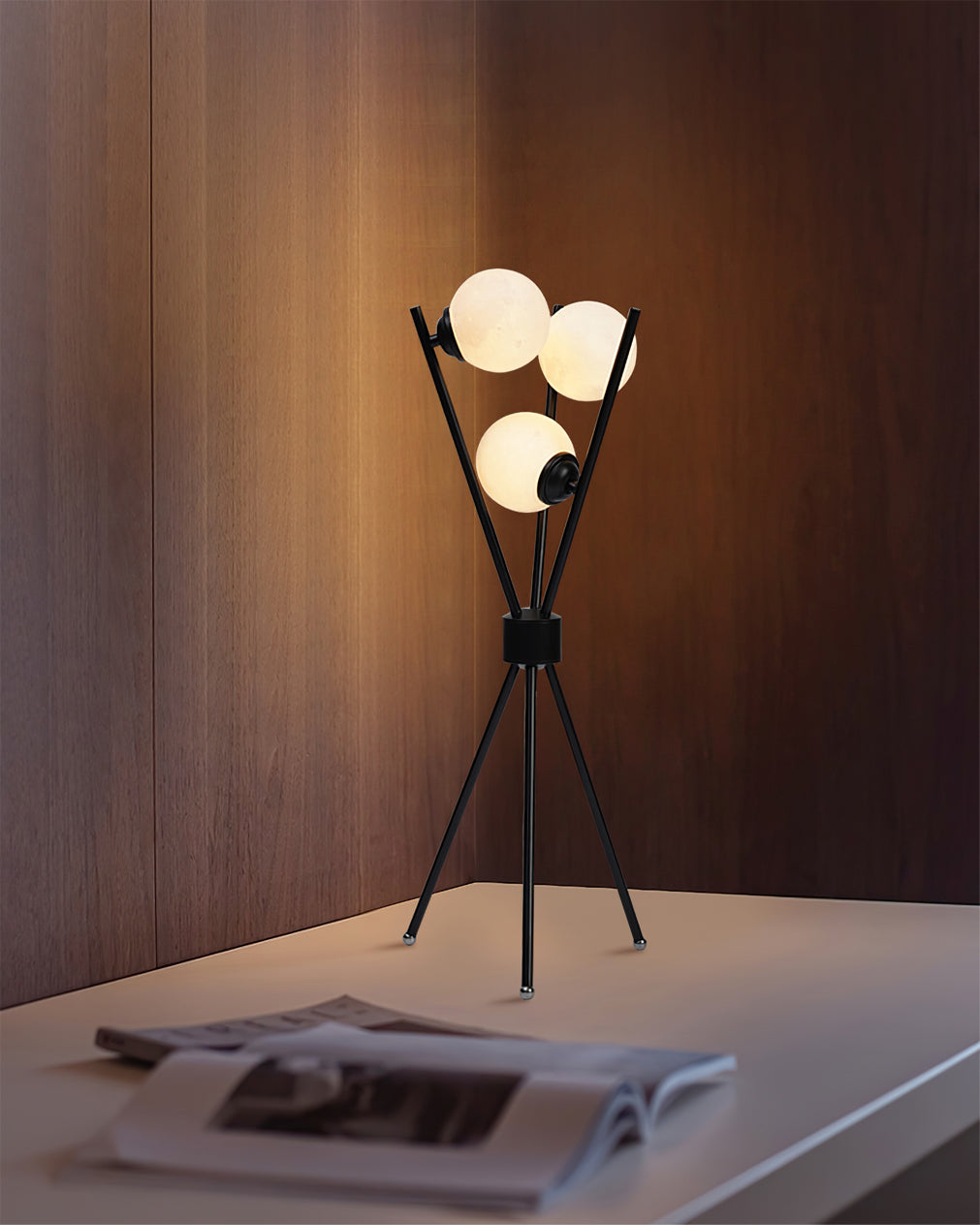 Elara stolní lampa pro pohovky a křesla, moderní osvětlení obývacího pokoje
