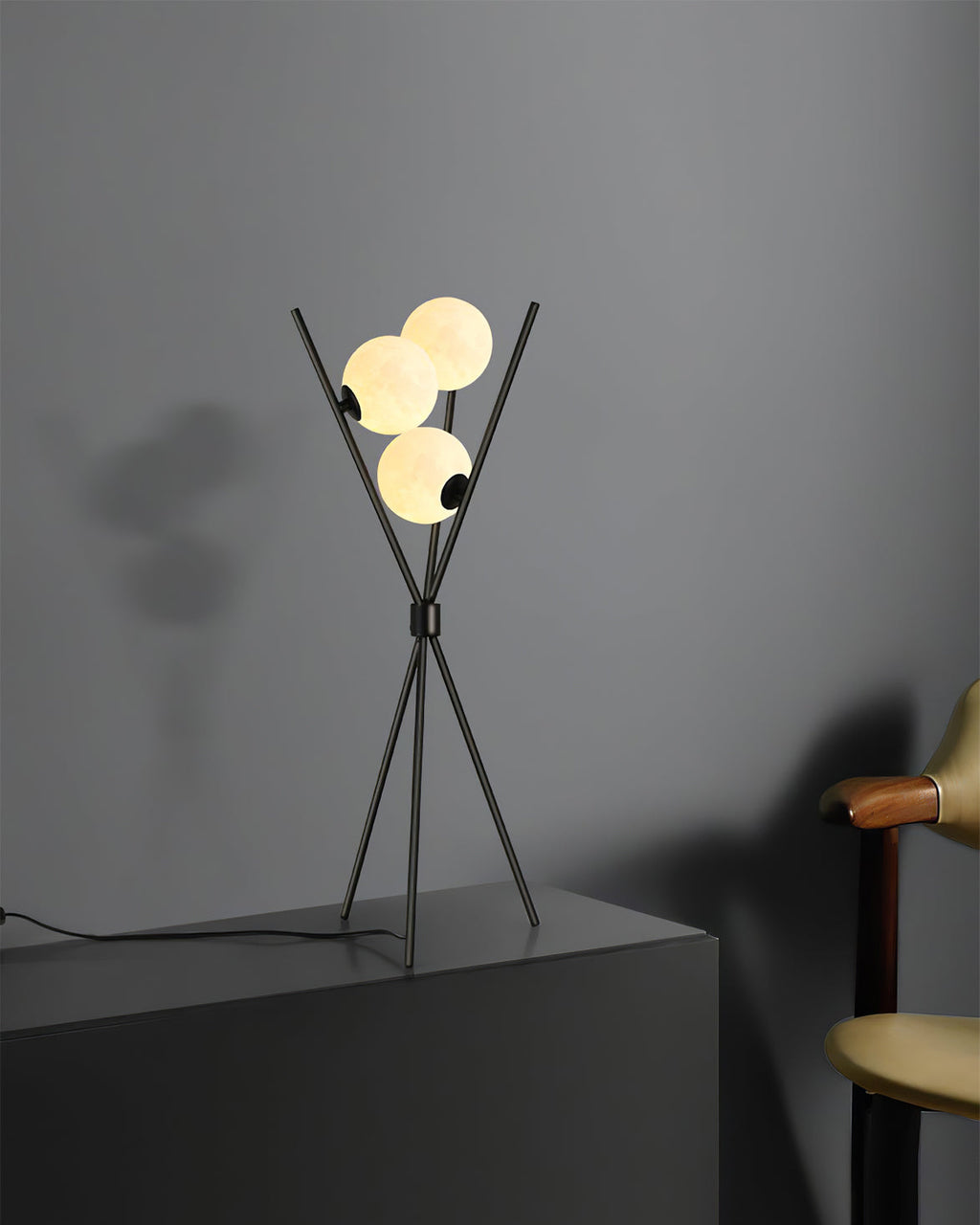Elara stolní lampa pro pohovky a křesla, moderní osvětlení obývacího pokoje