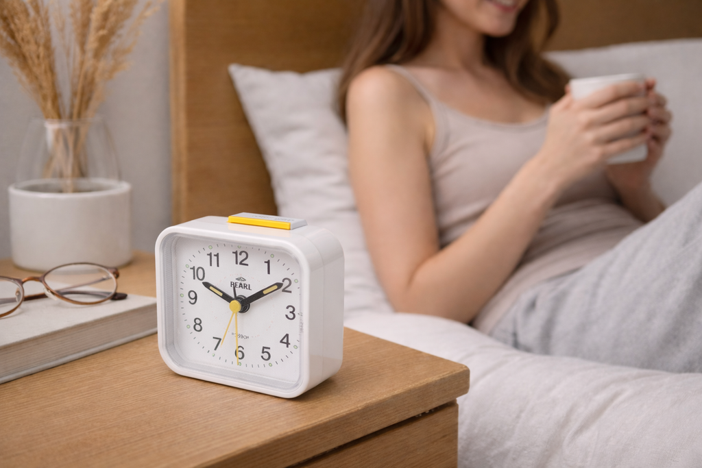 Silent & Peaceful Alarm Clock – Non-Ticking, Gentle Wake-Up Light, Snooze Function