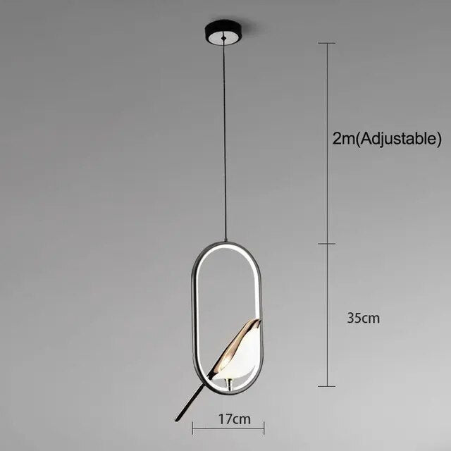 Lámpara LED LyraLux para un ambiente hogareño elegante y relajante