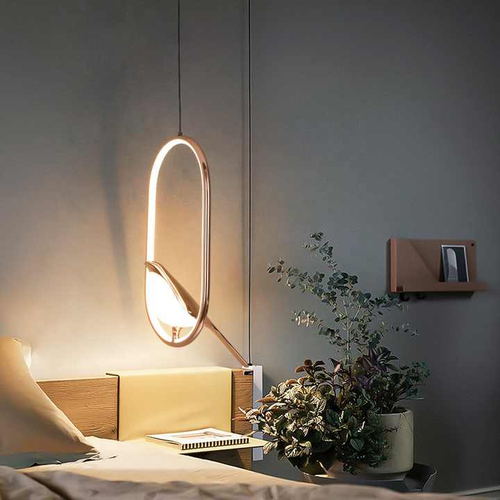 Lámpara LED LyraLux para un ambiente hogareño elegante y relajante