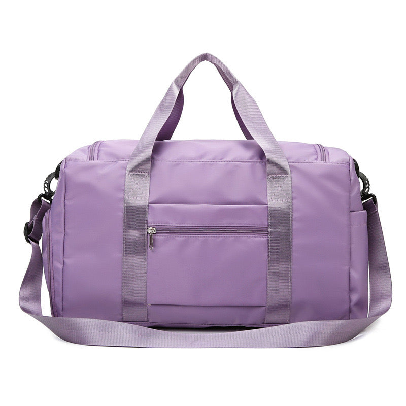 Bolsa de viaje versátil para gimnasio con múltiples bolsillos y compartimento para zapatos