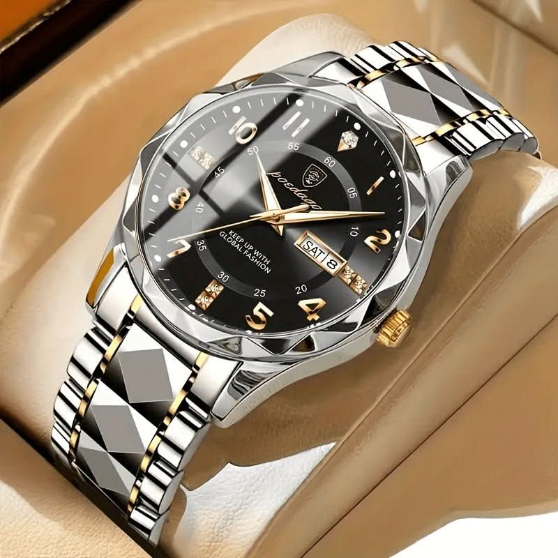 Titanium AeroPulse Chrono Men's Sports Watch With Multifunction Capabilities