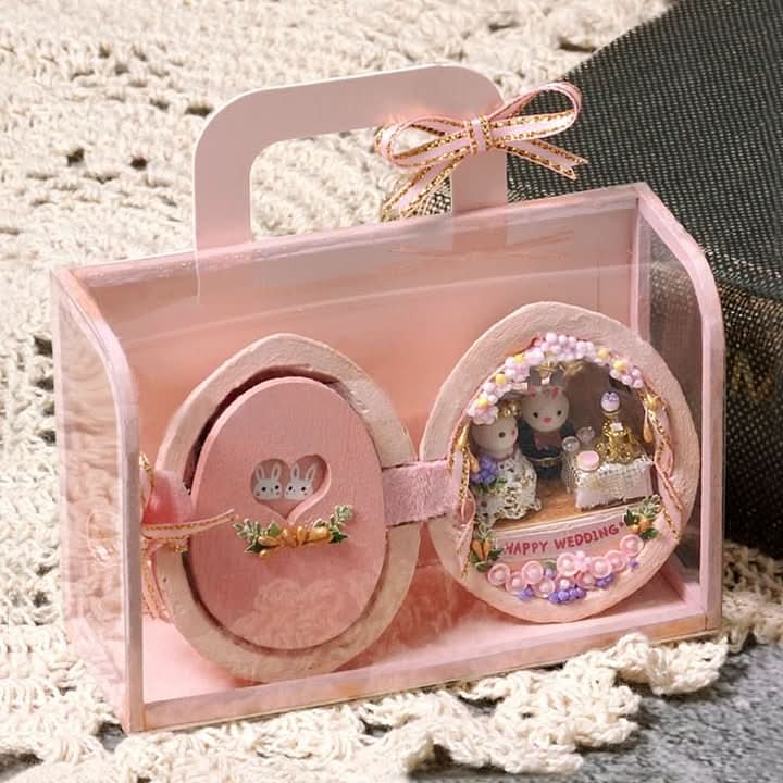 Whispering Walnut Shells Dollhouse Handmade With Interior Lighting