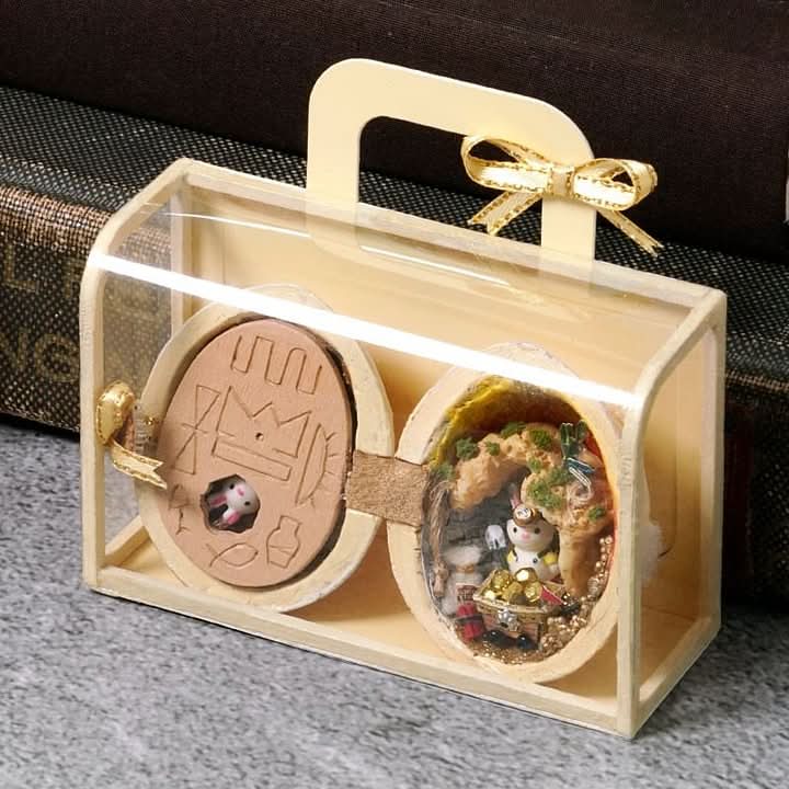 Whispering Walnut Shells Dollhouse Handmade With Interior Lighting