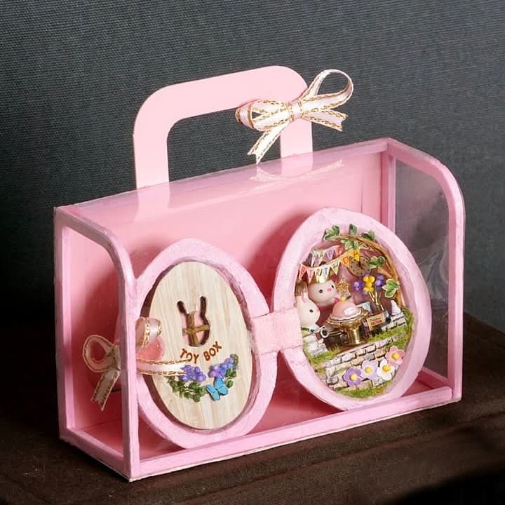 Whispering Walnut Shells Dollhouse Handmade With Interior Lighting