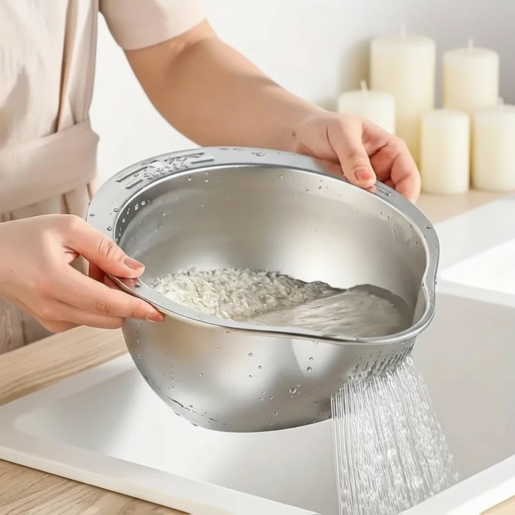 NovaPure Taça Peneira Ferramenta de Cozinha Eficiente para Cozinheiros Domésticos Ocupados