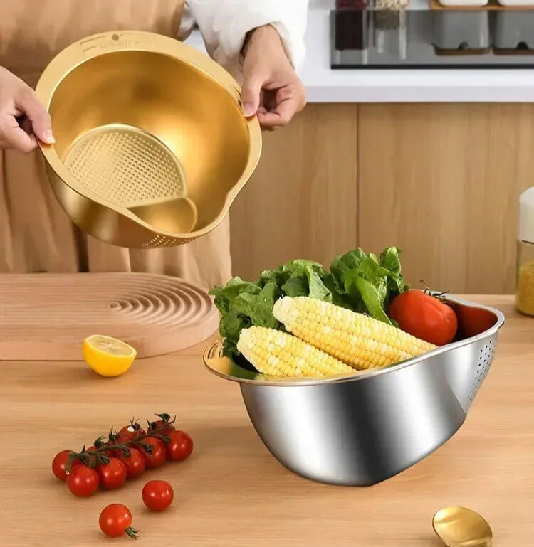 NovaPure Taça Peneira Ferramenta de Cozinha Eficiente para Cozinheiros Domésticos Ocupados