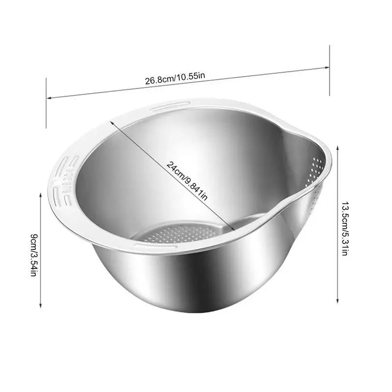 NovaPure Taça Peneira Ferramenta de Cozinha Eficiente para Cozinheiros Domésticos Ocupados