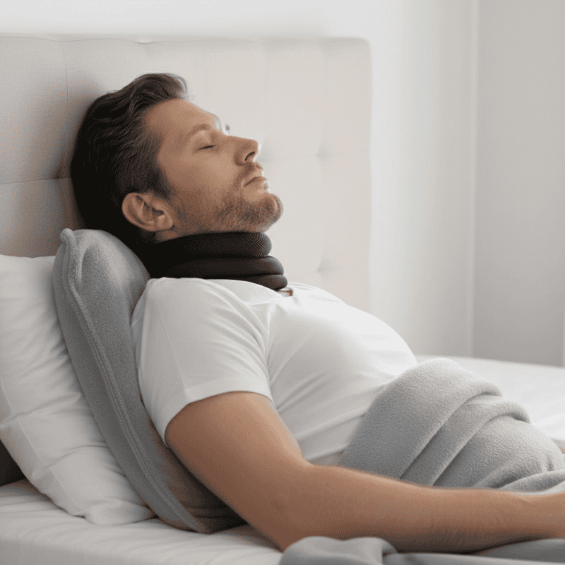 BreathEase Neksteunkussen voor Rustige Slaap en Minder Snurken voor Stellen