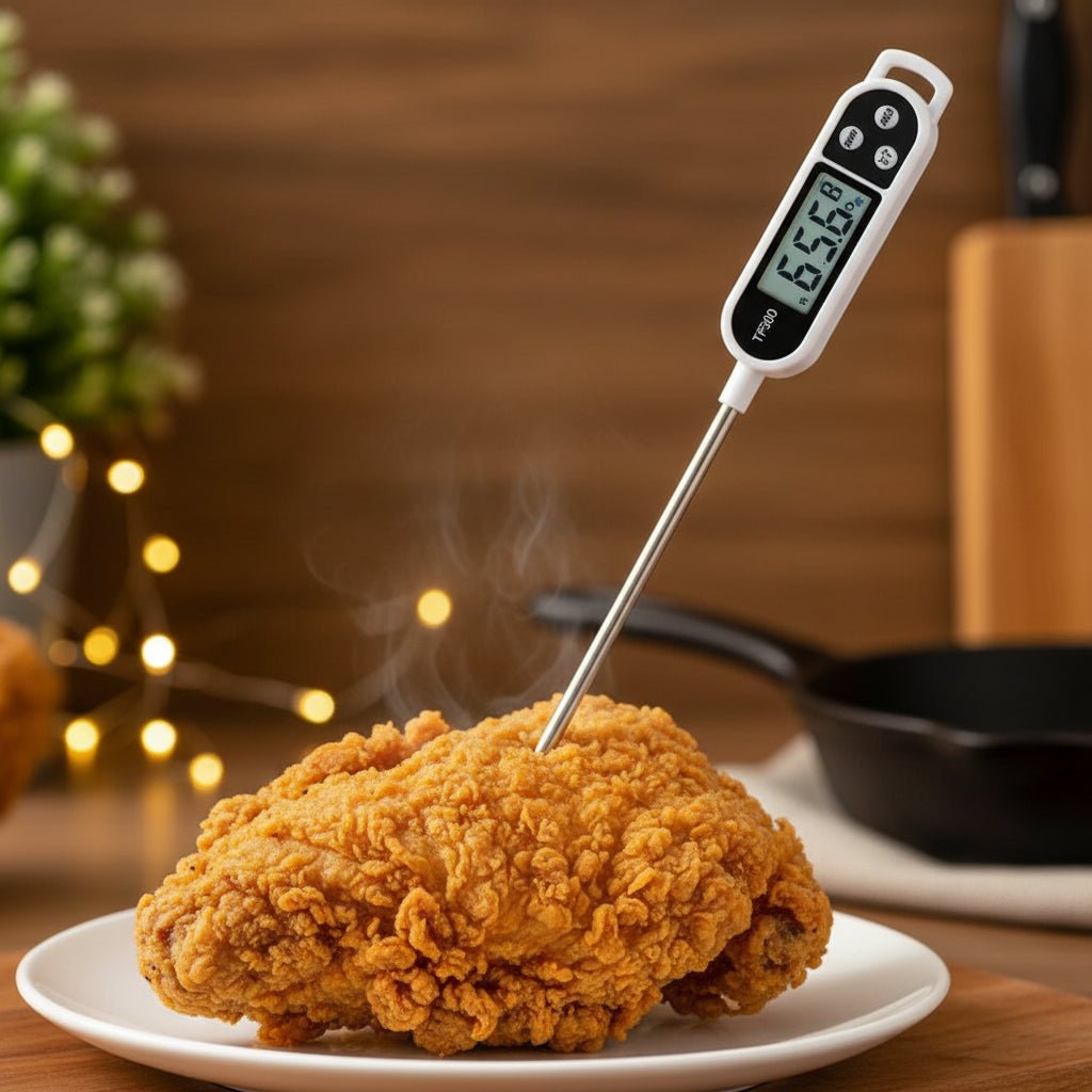 Termómetro de Cocina Digital QuikTemp Lectura Instantánea para Cocción Precisa Cocineros Caseros