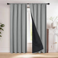 Tenda Oscurante Elegante Nocturne Nera per Soggiorno, Blocca la Luce