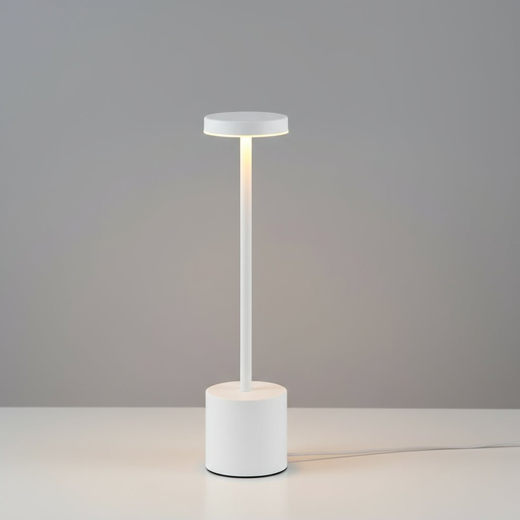 Lámpara de Mesa AuroraGlow con Acento Nórdico para Ambiente Acogedor