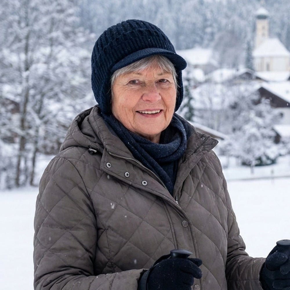 Icewood moderne hue til unisex vinter med blødt børstet inderside