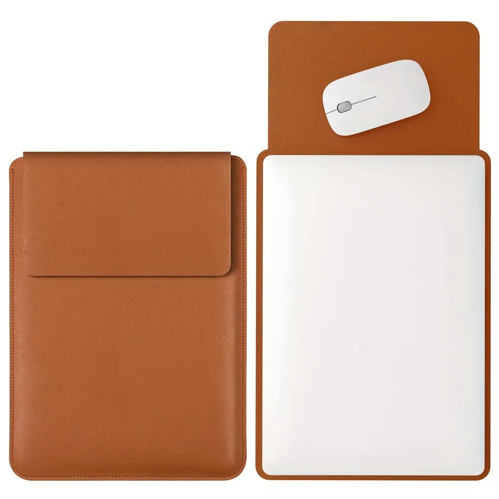 ApexGuard PU Laptophoes met Pluche Binnenkant voor Professionals Stijlvolle Bescherming