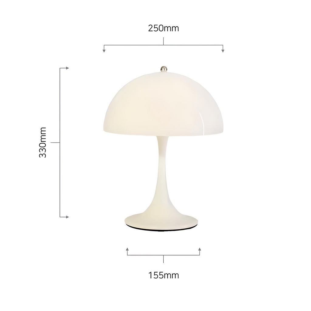 NovaMush Vintage Mushroom Glow Desk Lamp for Cozy Workspaces