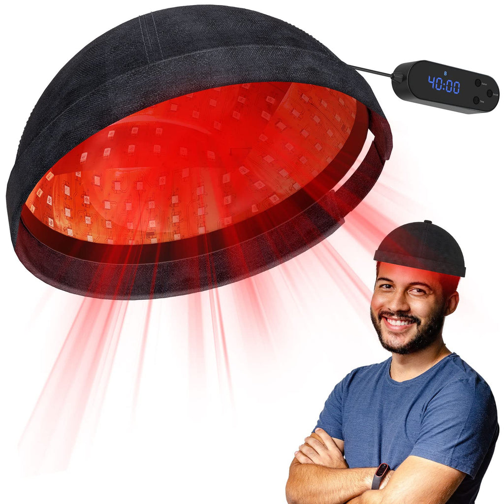 LuminaHair Laser Growth Cap With Red And Blue Light For Fuller Hair | Atiets