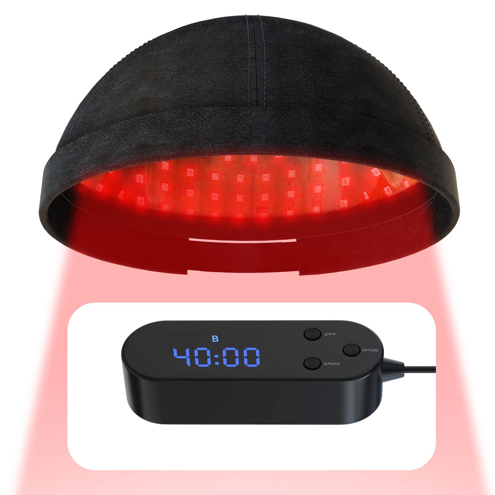 LuminaHair Laser Growth Cap | Red & Blue Light Therapy for Thicker, Fuller Hair