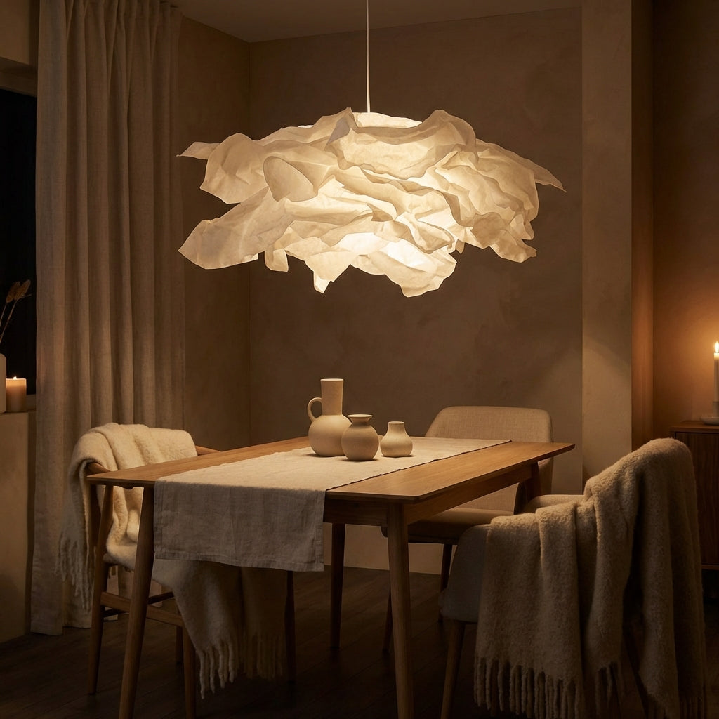 LumaCloud Dreamy Lampe Plafonnier Organique pour Salon et Chambre