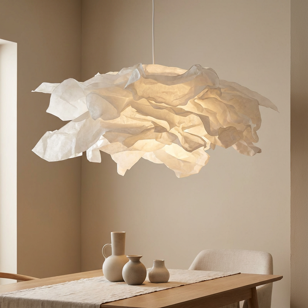 LumaCloud Dreamy Lampe Plafonnier Organique pour Salon et Chambre