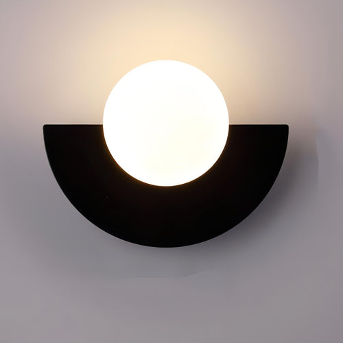 Lámpara de Pared Semicircular ArcHalo con LED Integrado para Uso Interior