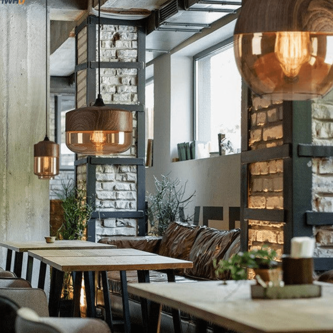 Lámpara de techo de madera nórdica SkandiGlow para iluminación contemporánea del hogar