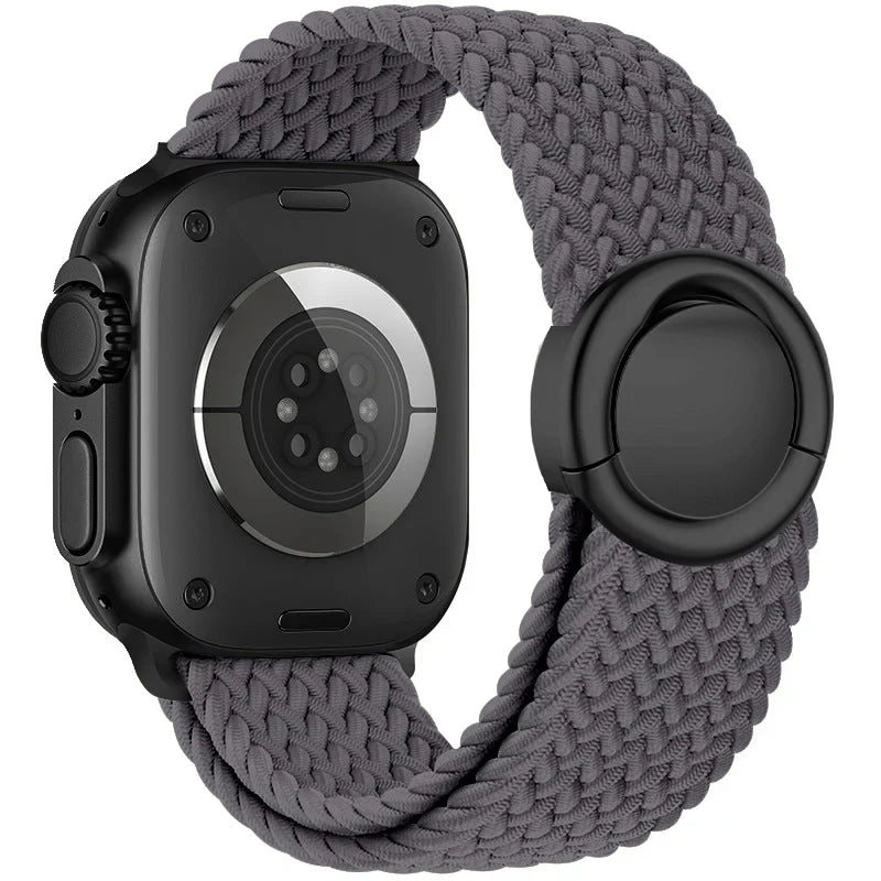 Apple Watch Yuvarlak Tokalı Naylon Kayış Yedek Parça