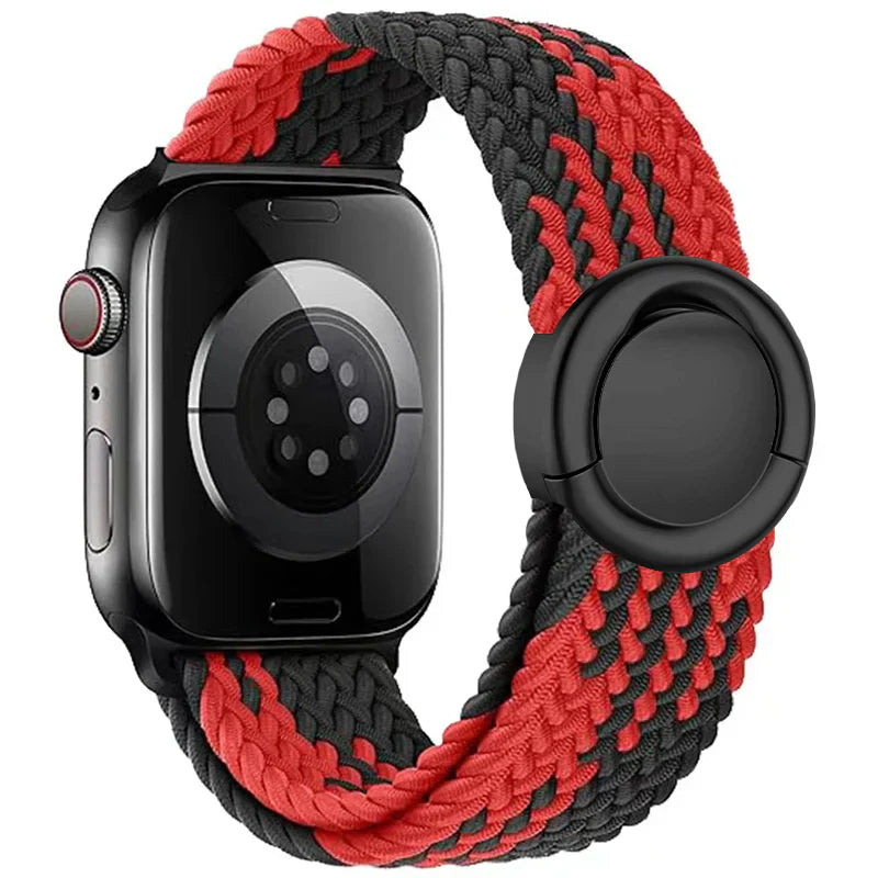 Apple Watch Yuvarlak Tokalı Naylon Kayış Yedek Parça