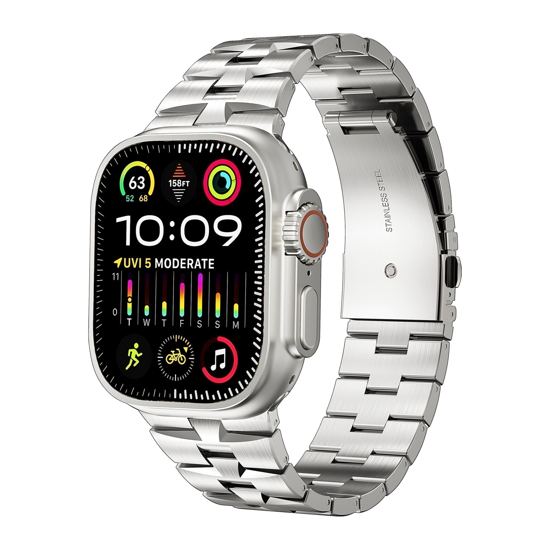 LumaLink nerezový řemínek pro Apple Watch Ultra