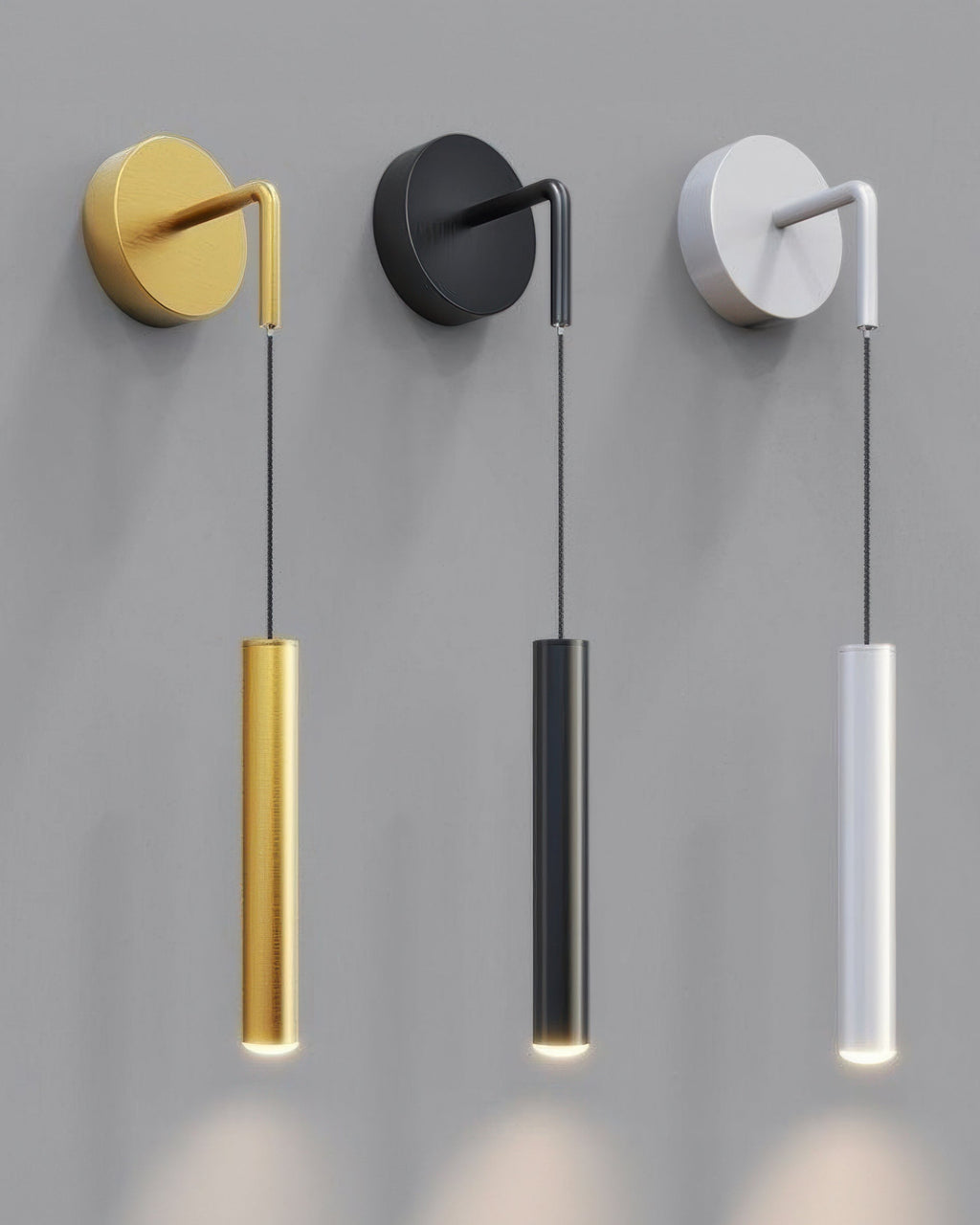 Arandela LED AuroraSphere Cilíndrica para Corredores e Salas de Estar