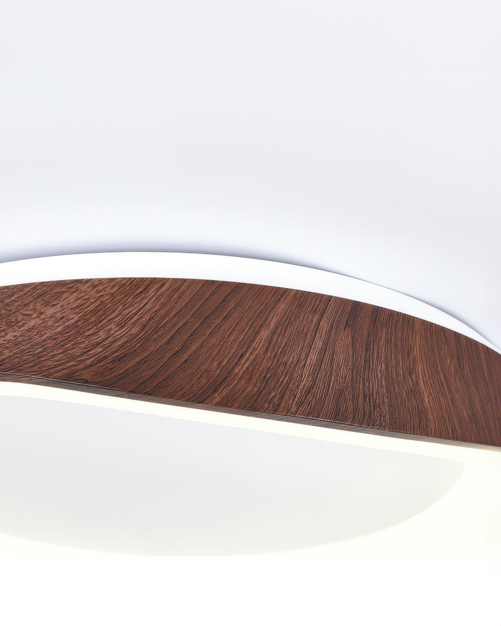 AstraNova Nordik Ahşap Doku LED Tavan Lambası Oturma ve Yatak Odaları için