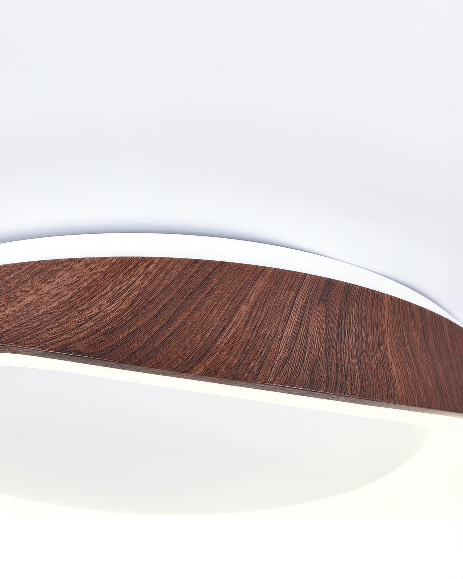 AstraNova Nordik Ahşap Doku LED Tavan Lambası Oturma ve Yatak Odaları için