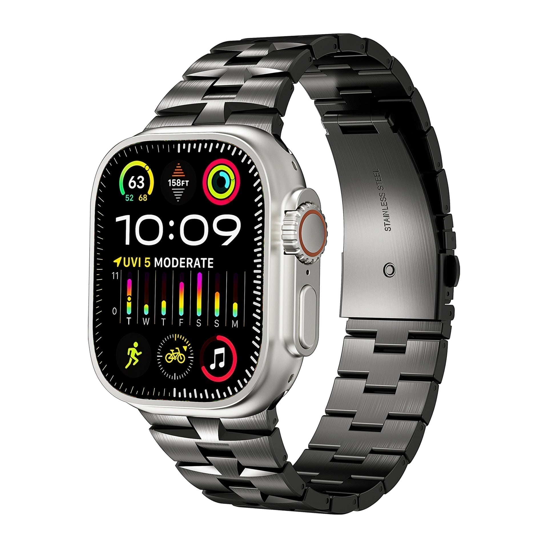 LumaLink nerezový řemínek pro Apple Watch Ultra