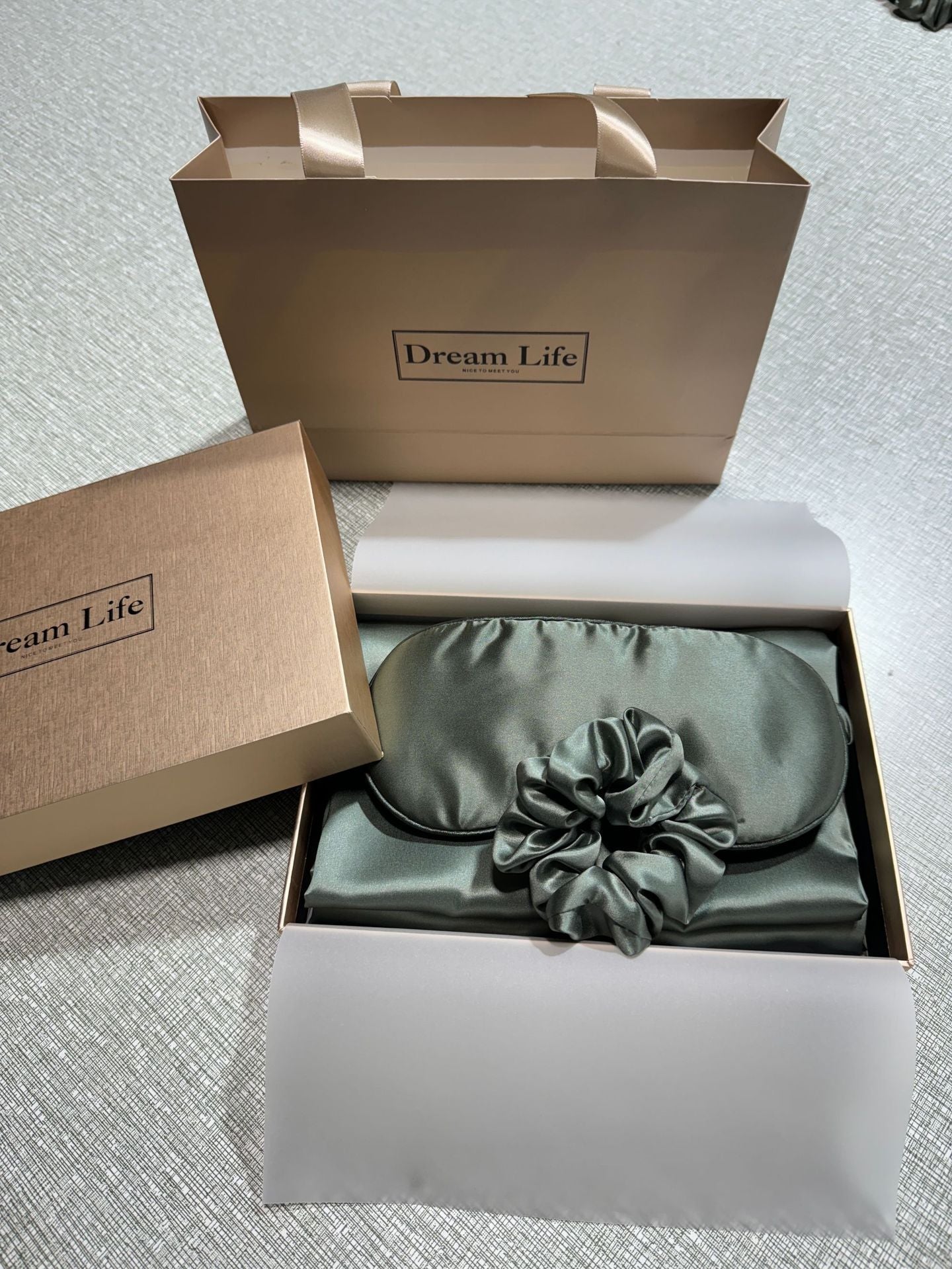 Nocturne Silk Sleep Set With Pillowcase And Eye Mask For Gentle Sleep