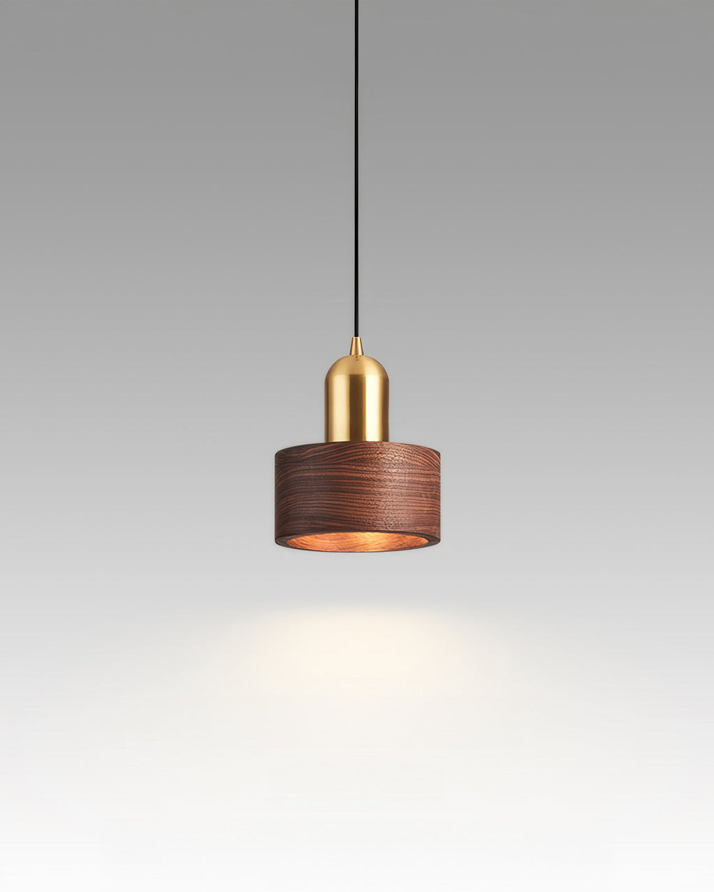 Lámpara Colgante Cilíndrica Keiko Inspirada en Japón, Luminaria Minimalista de Techo