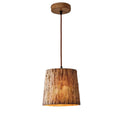 Zielona lampa wisząca w kształcie pnia drzewa do jadalni i kuchni