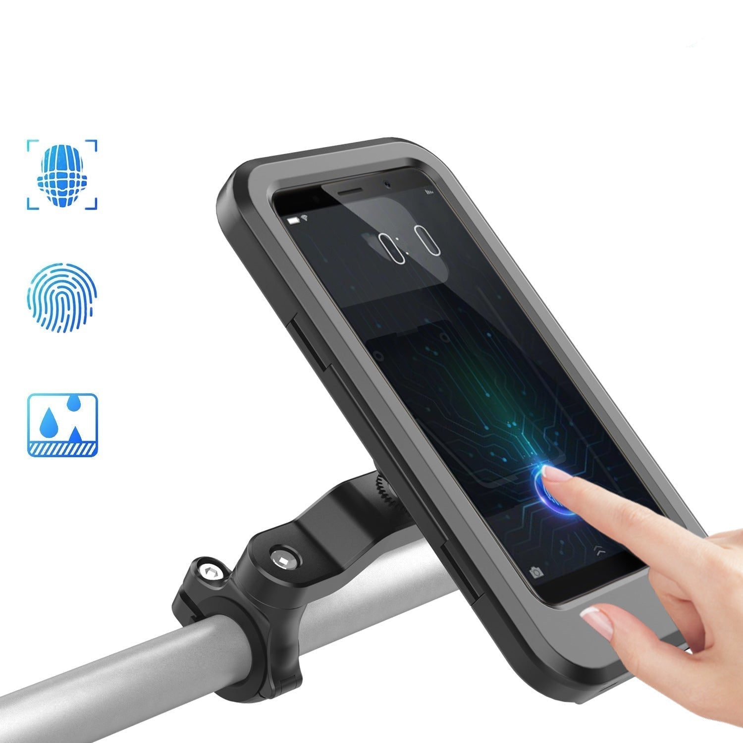 Waterproof 15W Power Bank For Bike Bar Phone Mount
