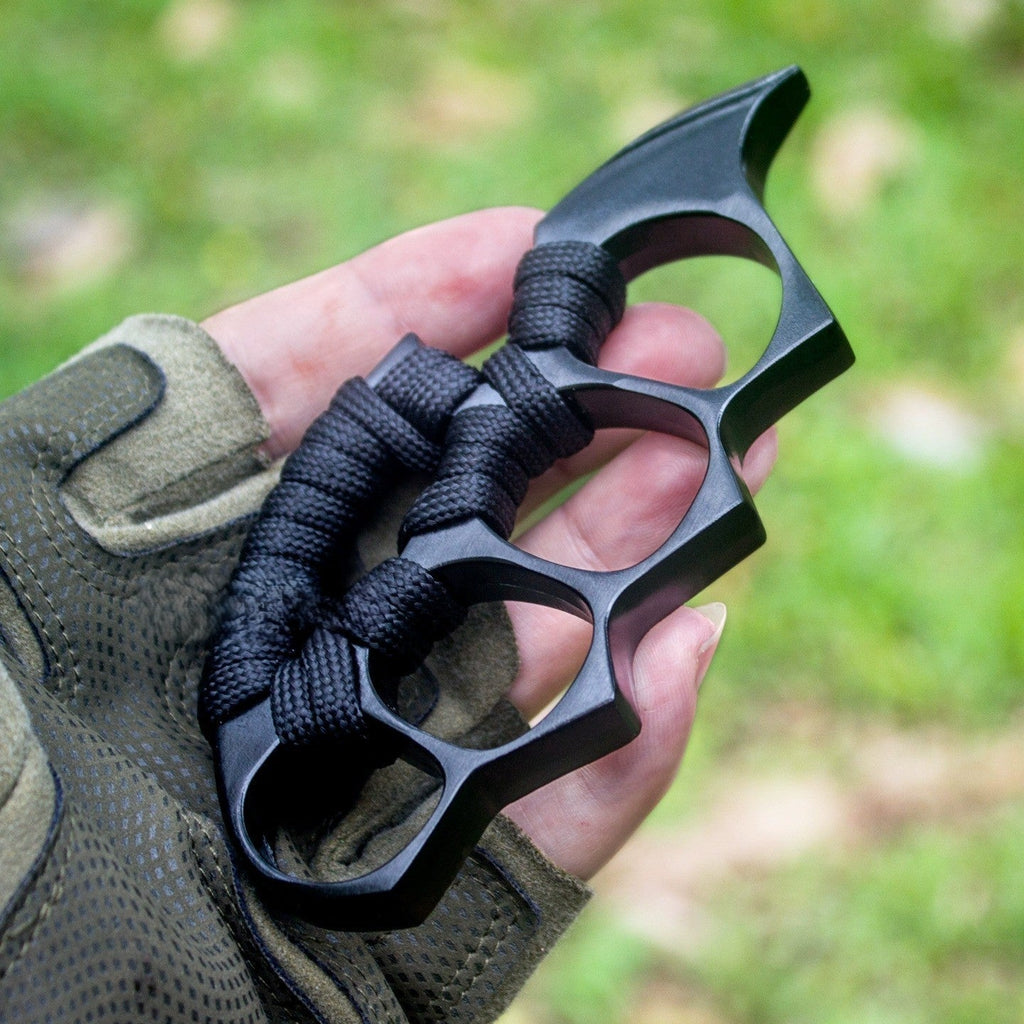 Strumento di Difesa Portatile Grip Force con Struttura in Metallo Resistente