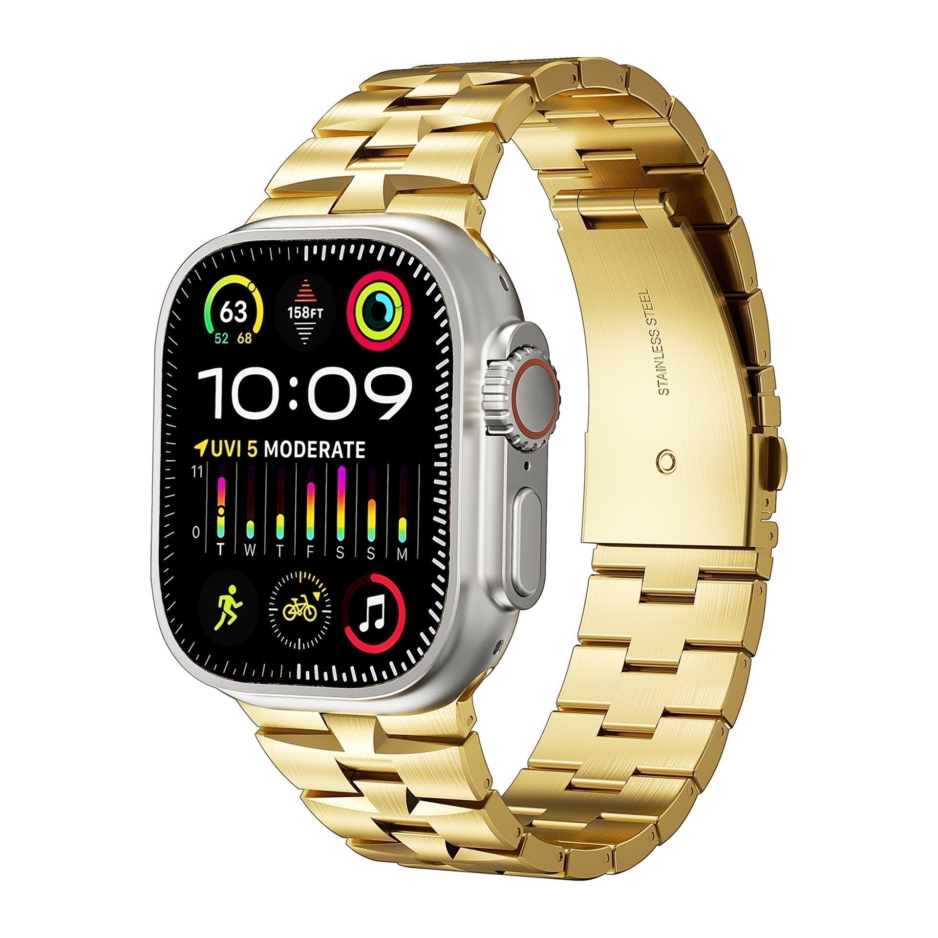 LumaLink nerezový řemínek pro Apple Watch Ultra